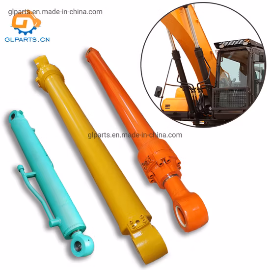 Excavator Parts Hydraulic Arm//Bucket Cylinder Bucket Arm Hydraulic Cylinder Hydraulic Cylinder for Excavators