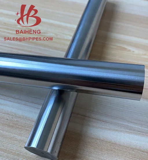 Ck45 Induction Hardened Chrome Piston Rod Chrome Plated Bar with Holes